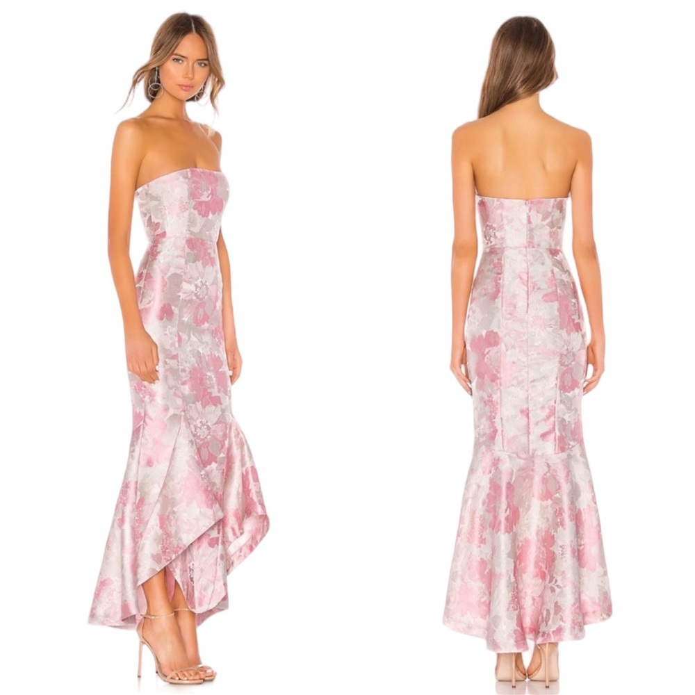 Lovers + Friends Urgonia Gown in Pink Tonal